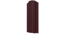 Штакетник Евротрапеция 117x0,5 мм, 3005 винно-красный матовый