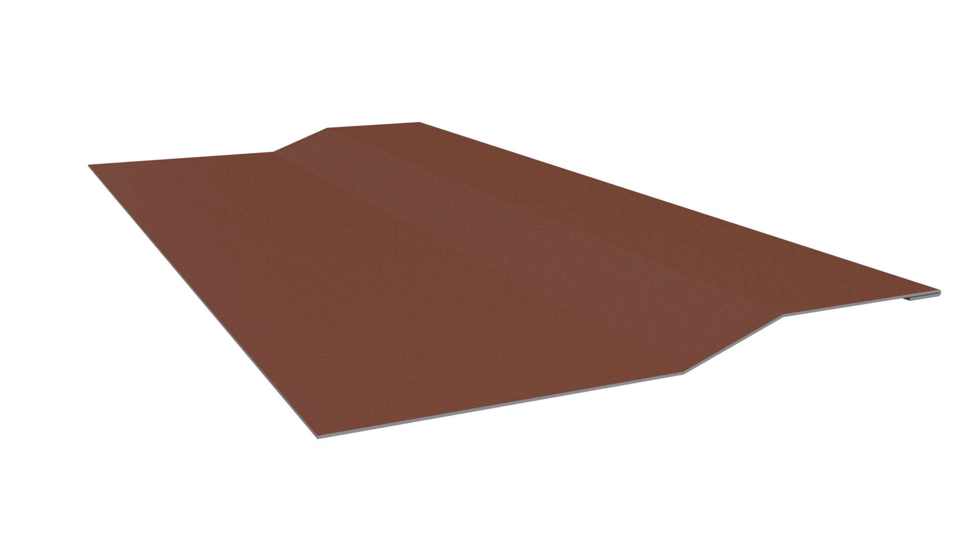 Планка крепёжная фальц 50x17x29 мм, 0,45 8004 медно-коричневый