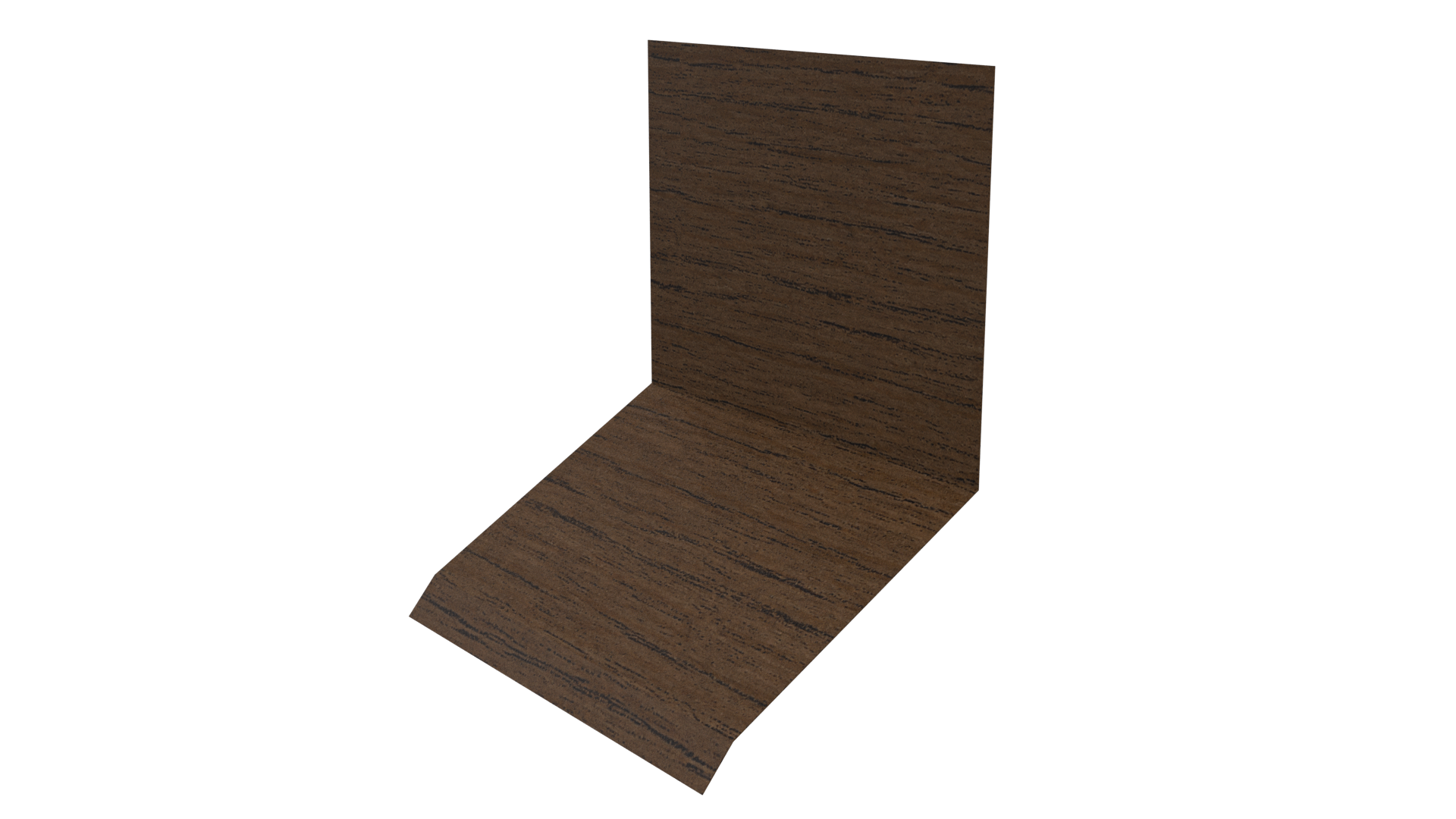 Планка примыкания верхняя к стене фальц 150x130x20 мм, Дуб Сантана 3D