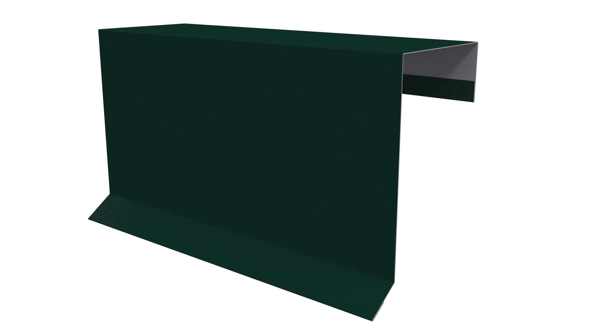 Планка торцевая фальц 65x97 мм, 6005 зеленый мох глянцевый