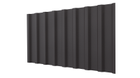 Профнастил С20B 1150/1100x0,5 мм, 8019 серо-коричневый матовый