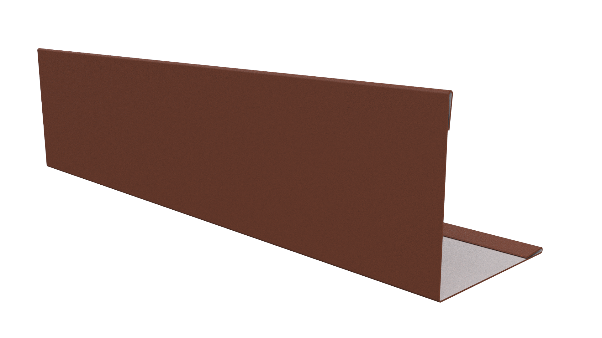 Планка завершающая 10x50x50x10 мм, 8004 медно-коричневый матовый