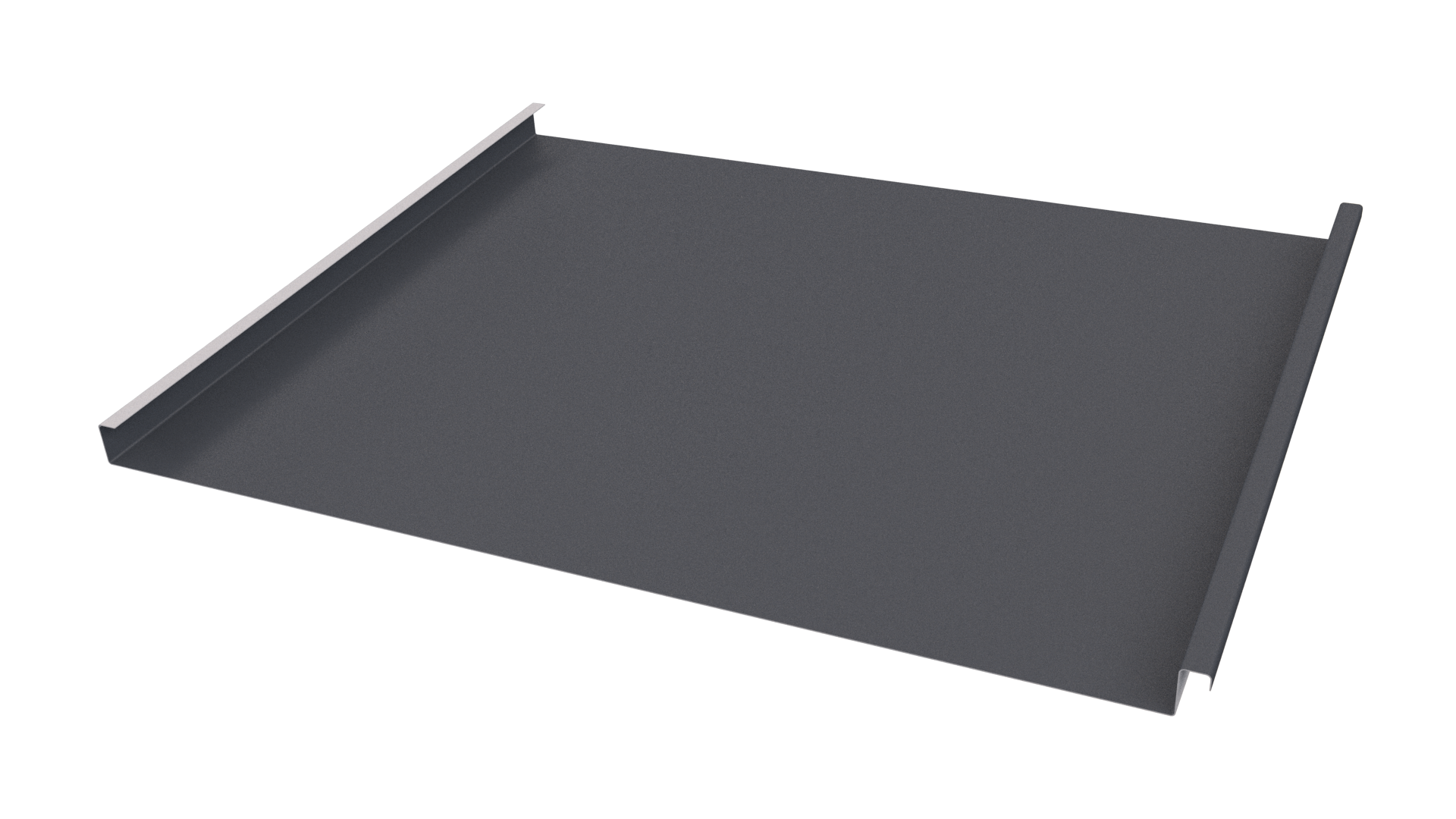 Фальцевая кровля 562/550x0,5 мм, 7024 графитовый серый стальной бархат