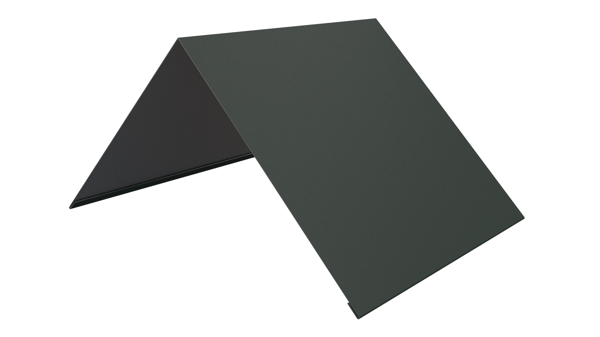 Конёк простой 190x190x2000 мм, 6009 пихтовый зеленый матовый