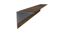 Планка угла наружного 30x30x2000 мм, Дуб Сантана 3D