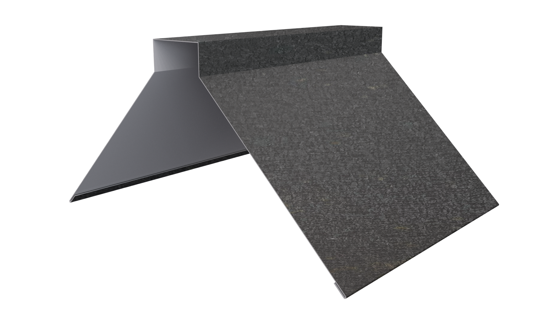 Конёк фигурный 150x150x2000 мм, Картэн тёмный