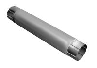 Труба круглая соединительная 90x1000 мм, 9003 сигнальный белый