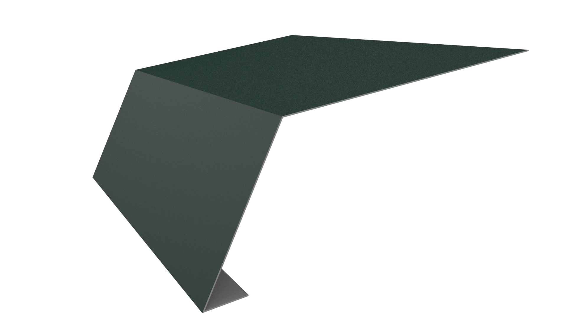 Планка карнизная 100x65x2000 мм, 6005 зеленый мох матовый