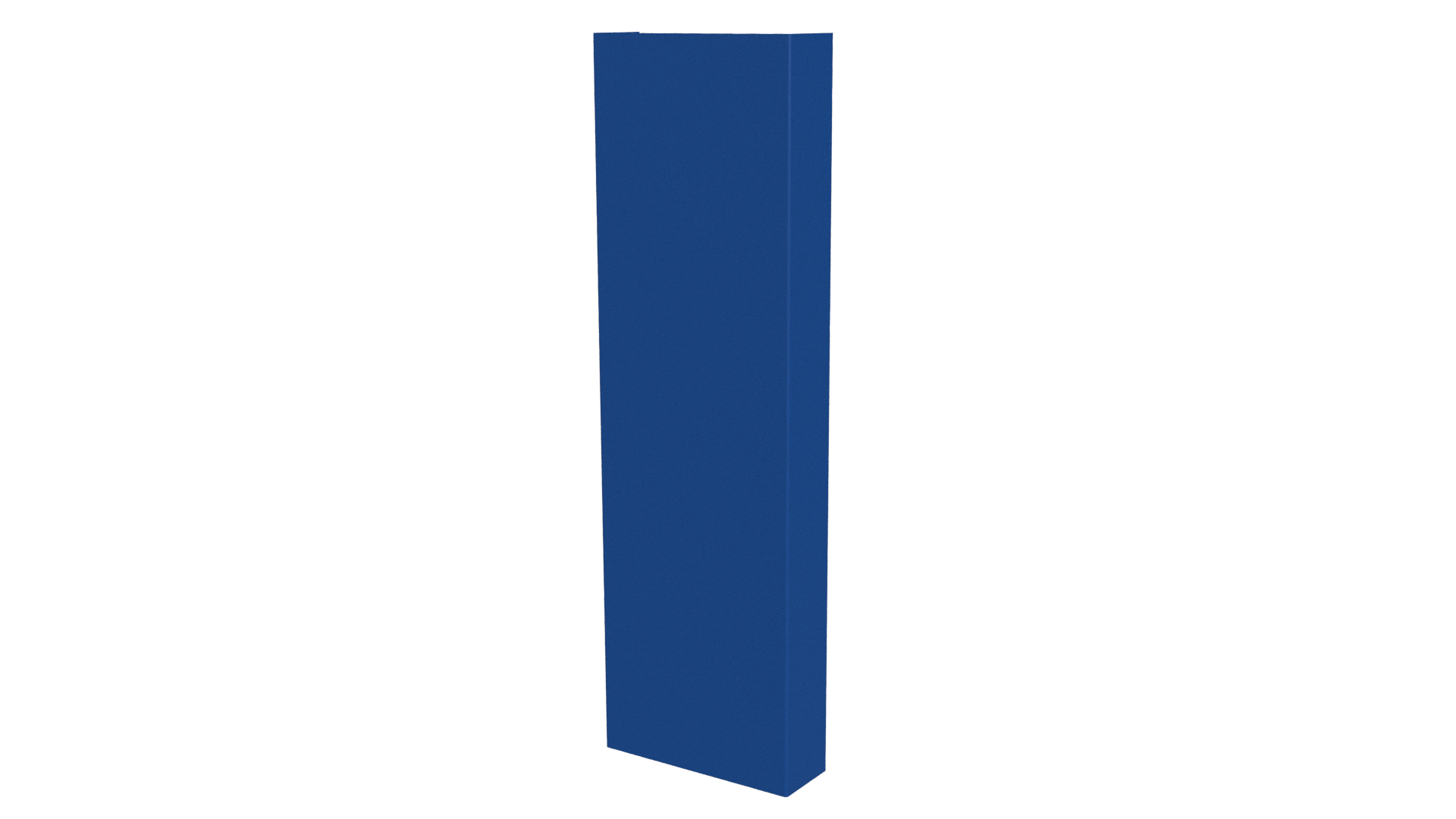 Декоративная накладка 20x60x20 мм, 5005 сигнальный синий глянцевый