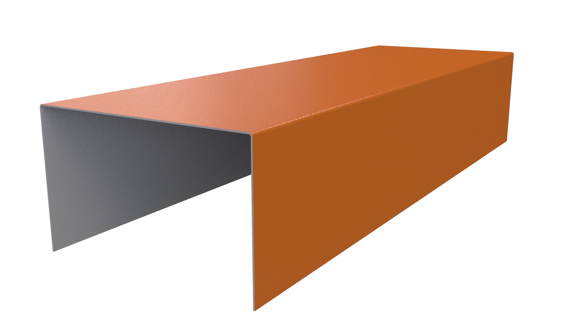 Крышка 40x65x40 мм, 2011 насыщенный оранжевый глянцевый