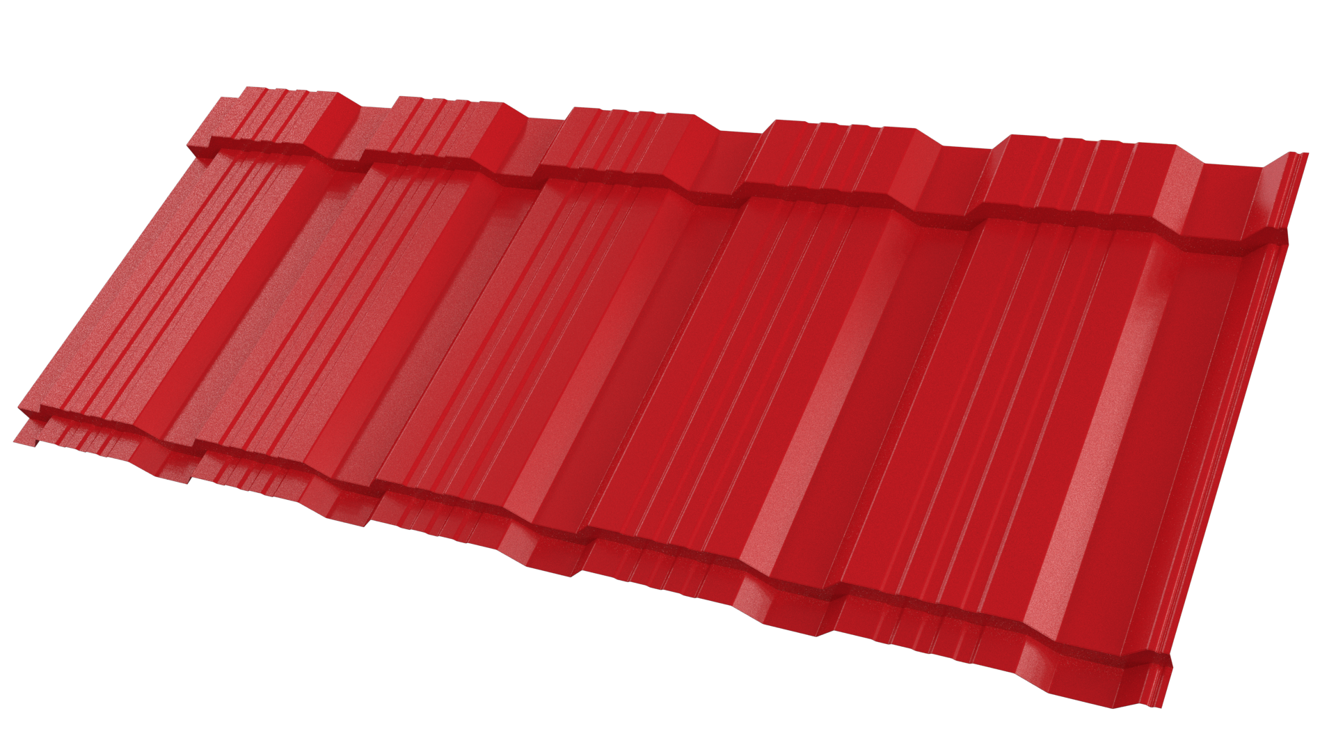 Профиль Пегас 1195/1130x0,4 мм, 3020 транспортный красный глянцевый
