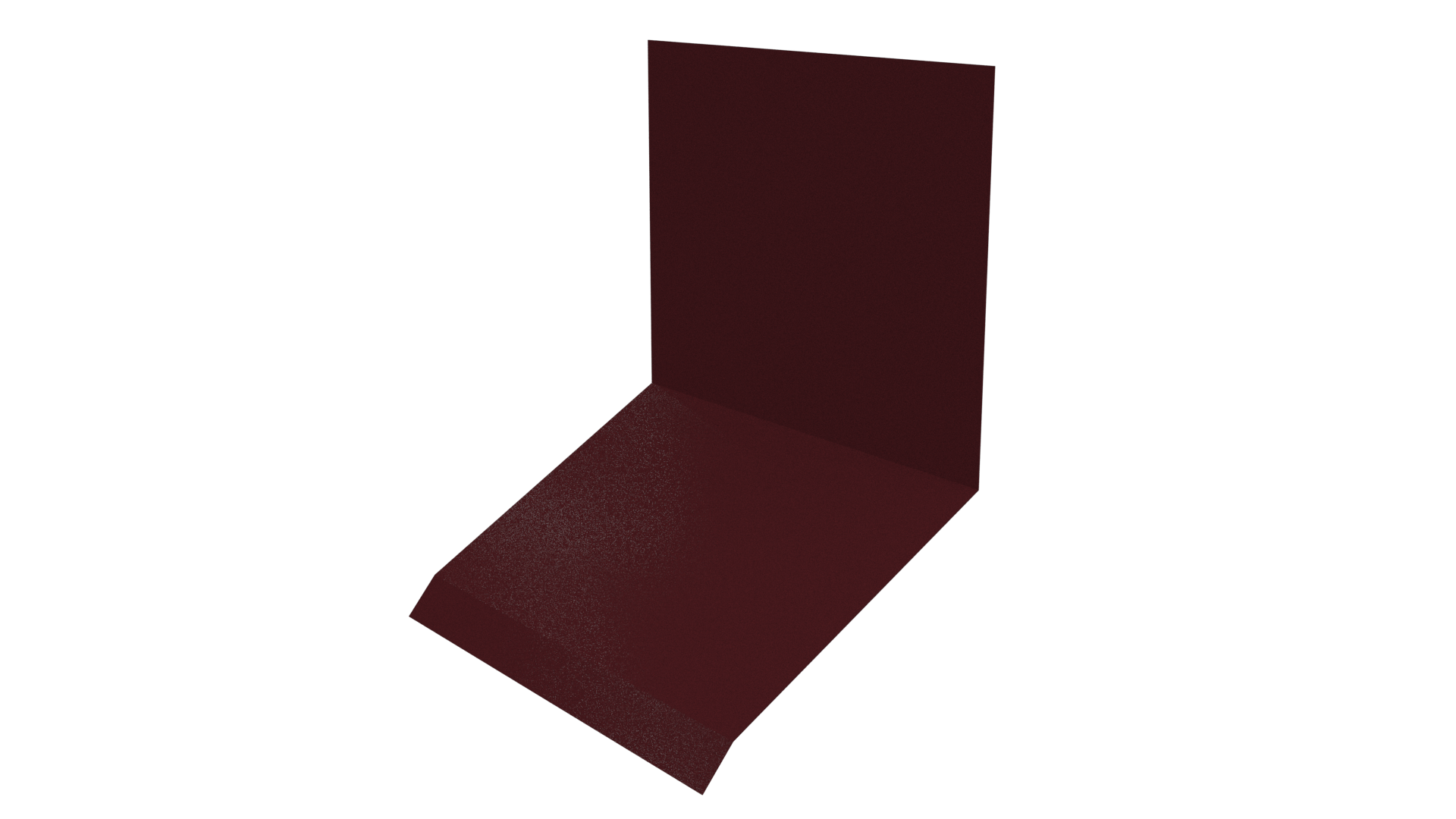 Планка примыкания верхняя к стене фальц 150x130x20 мм, 3005 винно-красный глянцевый