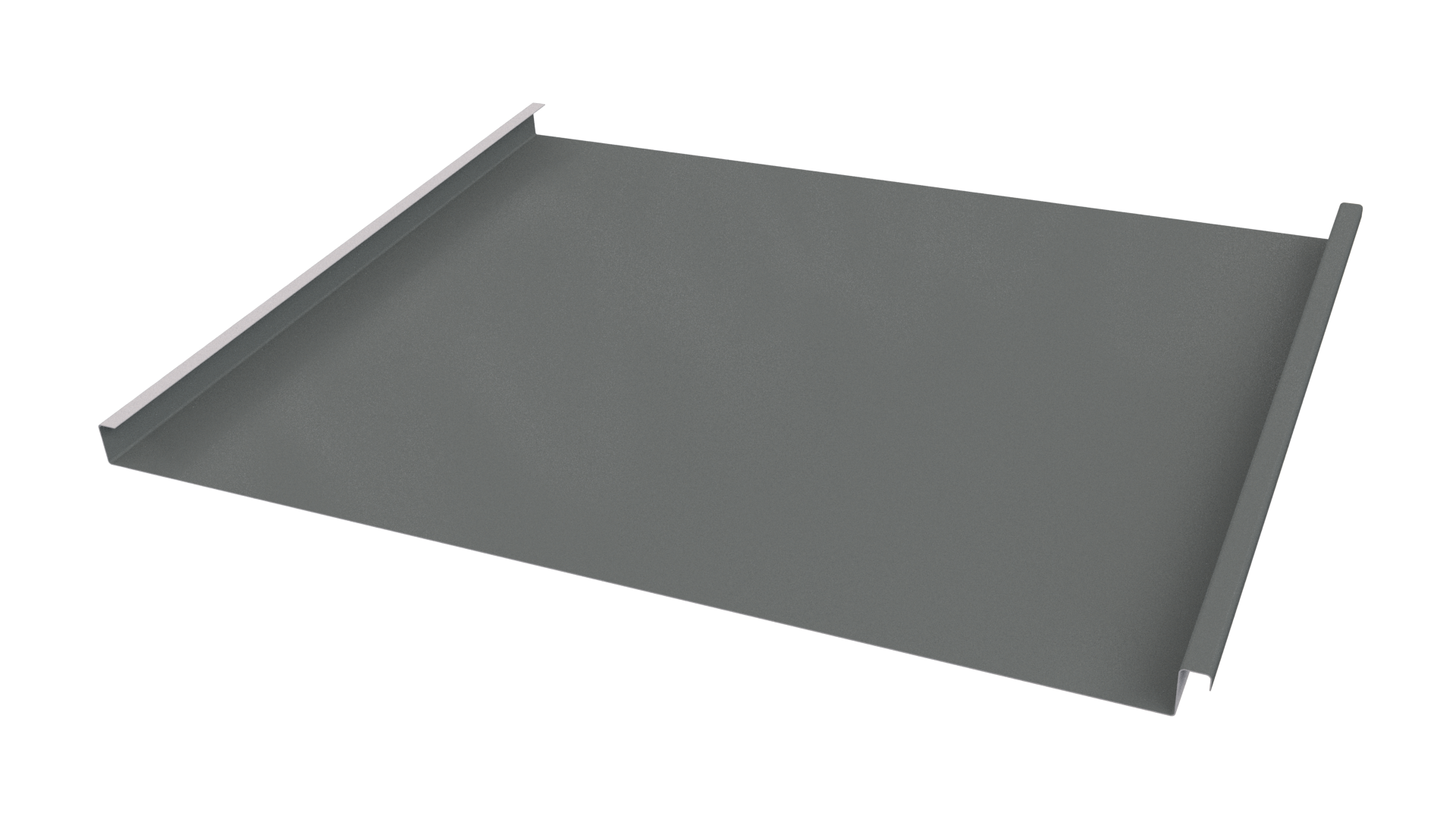 Фальцевая кровля 562/550x0,5 мм, 7005 мышино-серый глянцевый