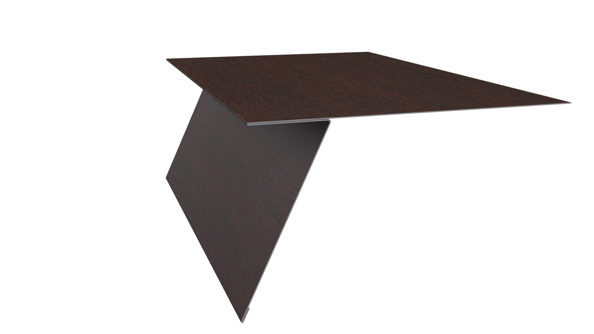 Планка карнизная фальц 130x80 мм, Antique wood