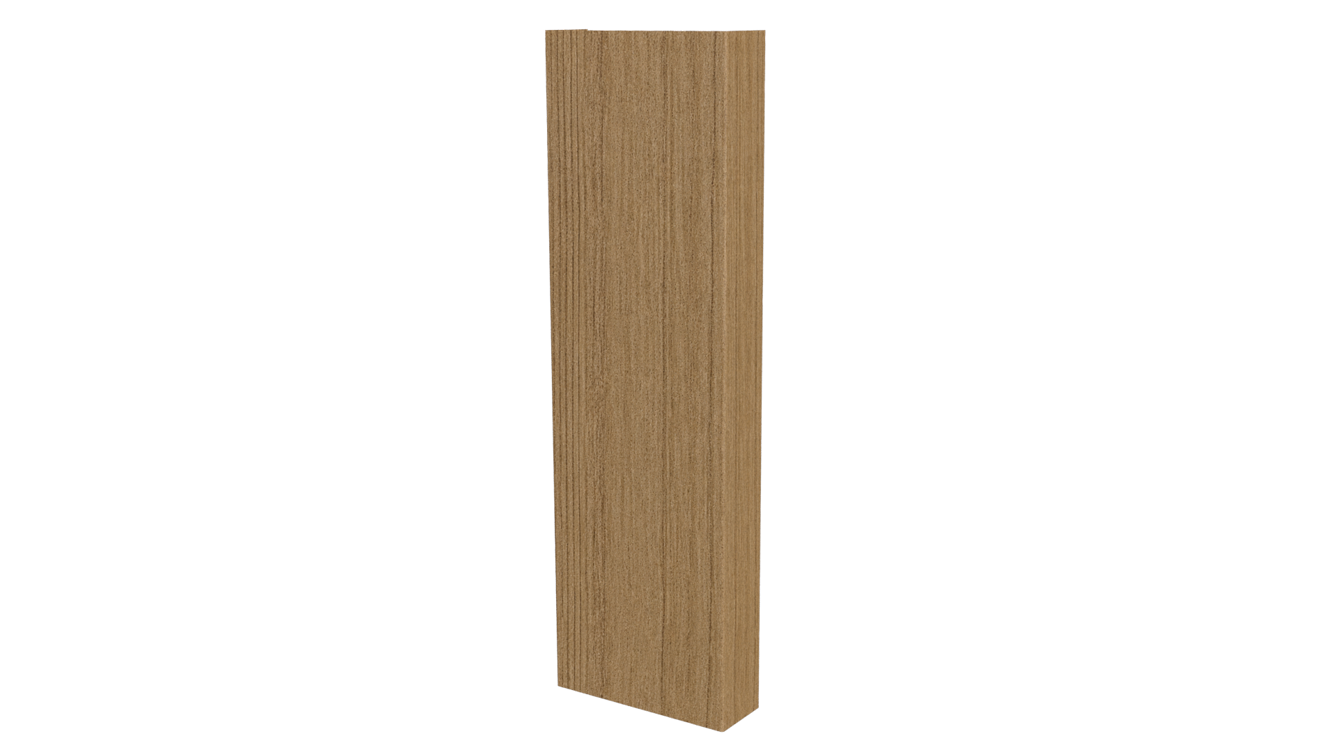 Декоративная накладка 20x60x20 мм, Орех 3D
