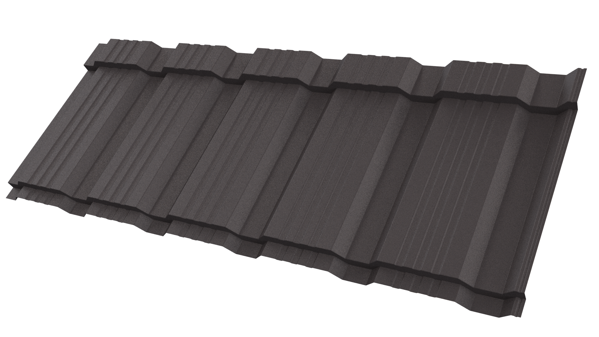Профиль Пегас 1195/1130x0,45 мм, 8019 серо-коричневый матовый