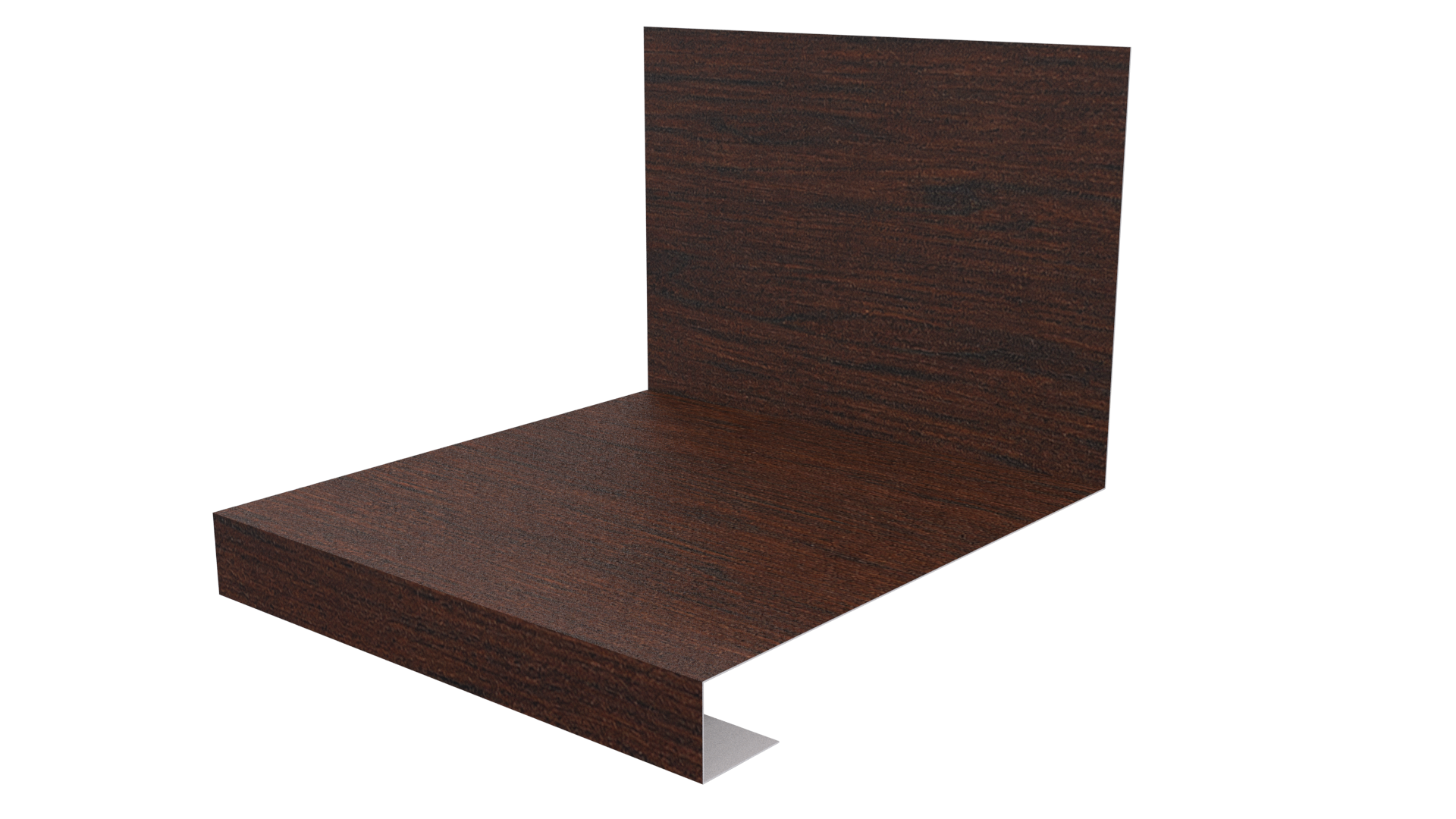 Планка примыкания нижняя к трубе фальц 140x200 мм, Antique wood
