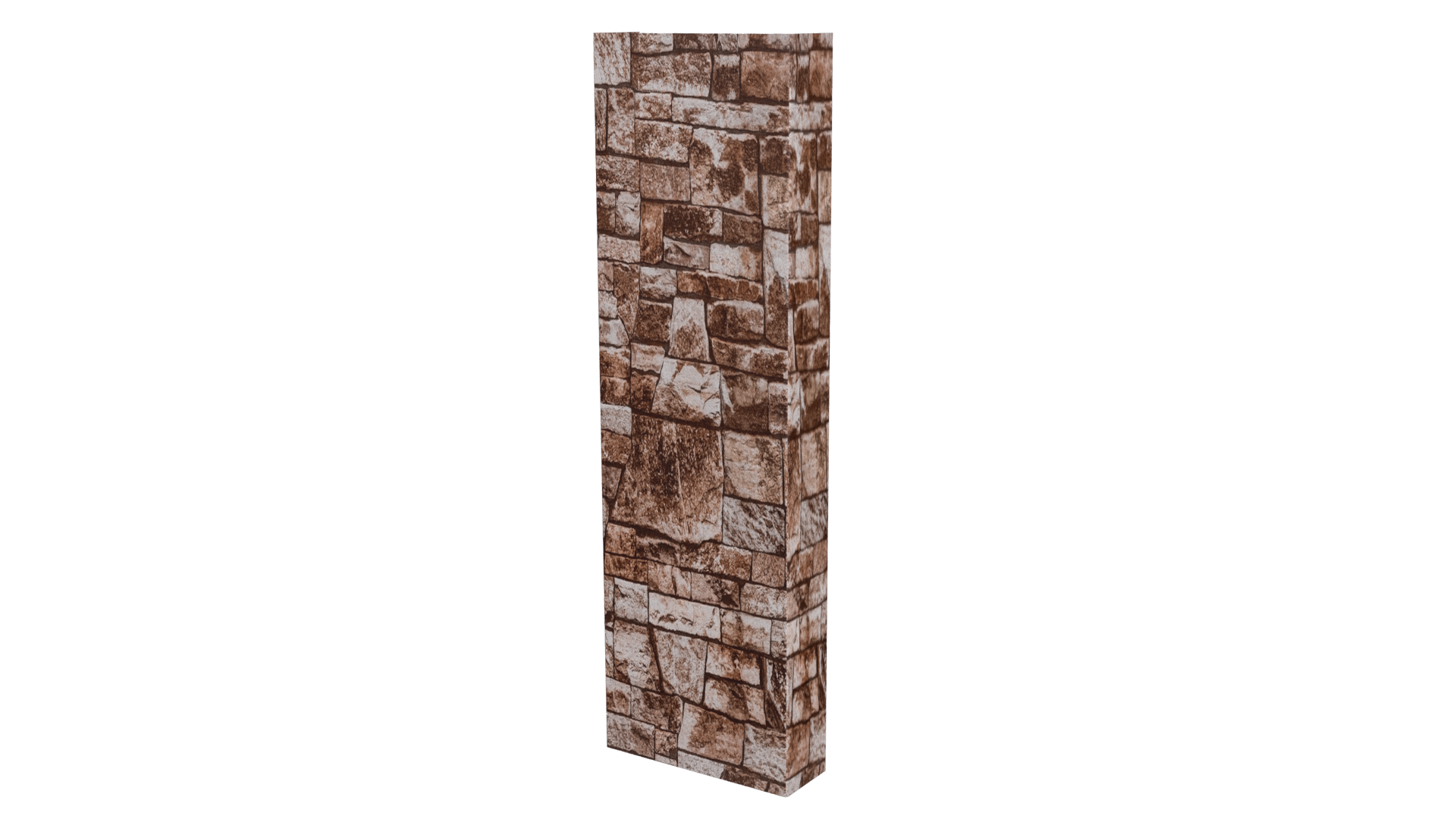 Декоративная накладка 20x60x20 мм, Дикий камень