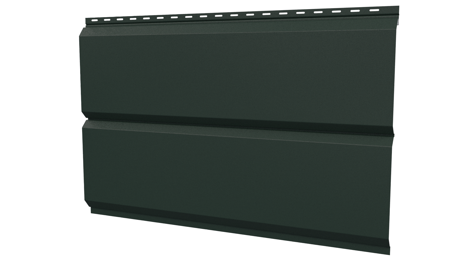 Л-брус 264/240x0,45 мм, 6009 пихтовый зеленый матовый