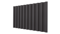 Профнастил С21 1051/1000x0,45 мм, 8019 серо-коричневый матовый