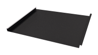 Фальцевая кровля 562/550x0,5 мм, 9005 черный янтарь стальной бархат