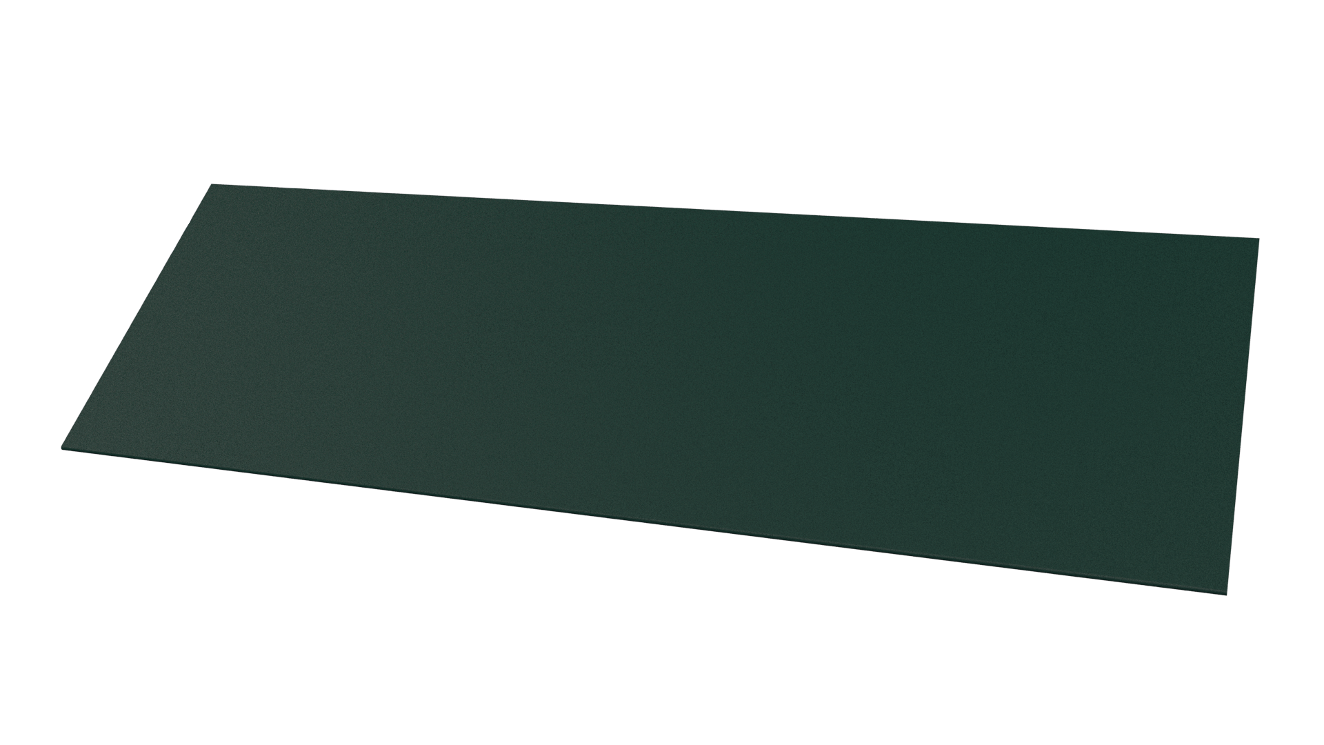 Планка завершающая 65x2000 мм, 6005 зеленый мох матовый