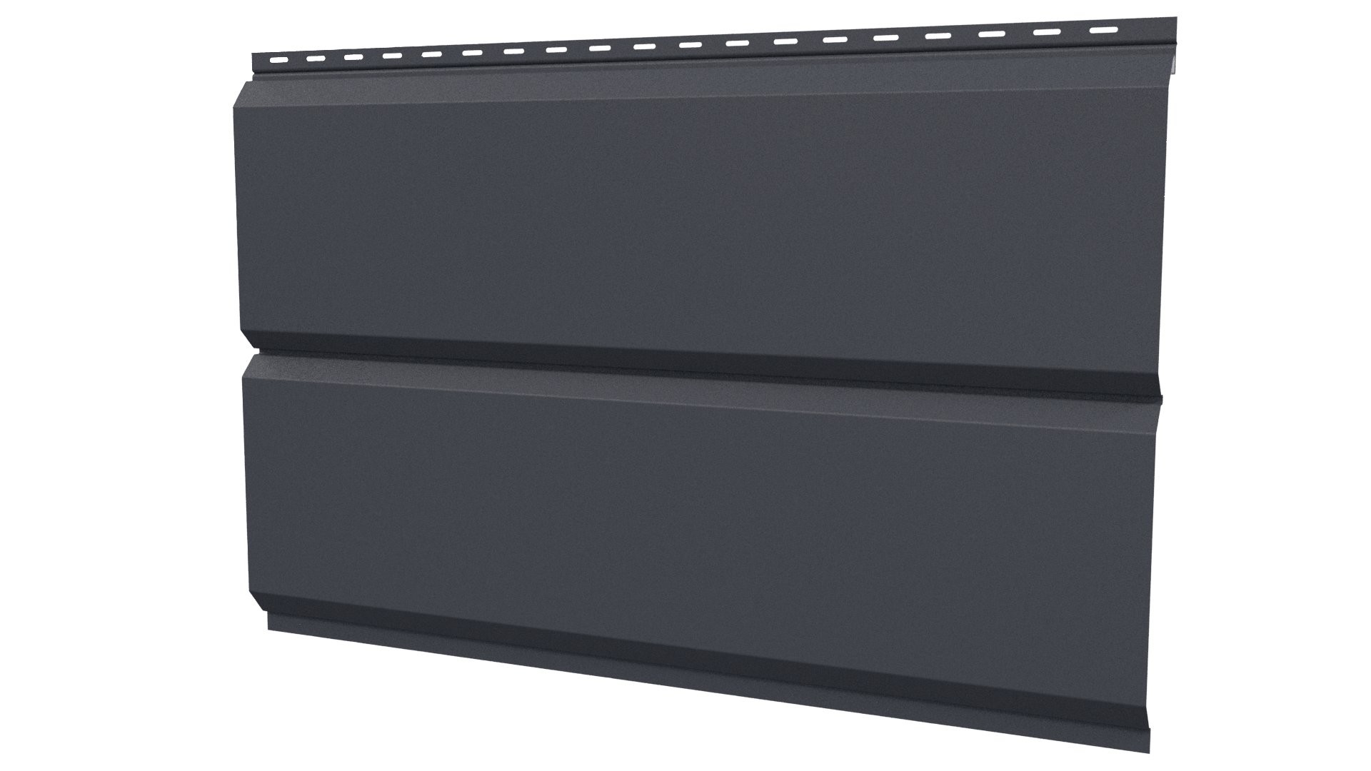 Л-брус 264/240x0,5 мм, 7024 графитовый серый стальной бархат