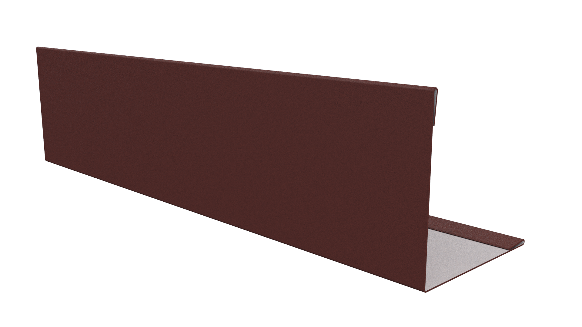 Планка завершающая 10x50x50x10 мм, 3009 оксид красный матовый