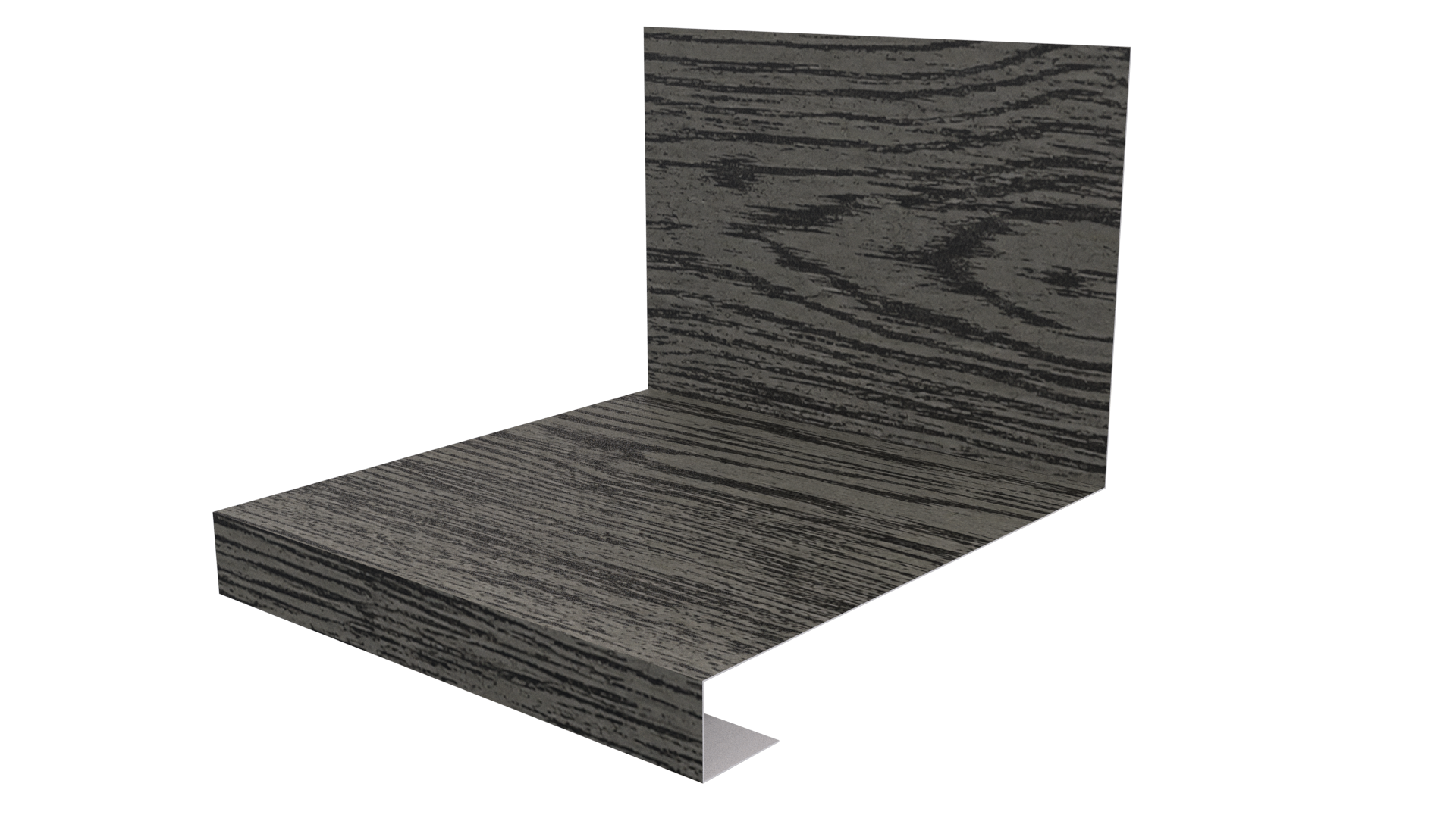 Планка примыкания нижняя к трубе фальц 140x200 мм, Дуб Винтаж 3D
