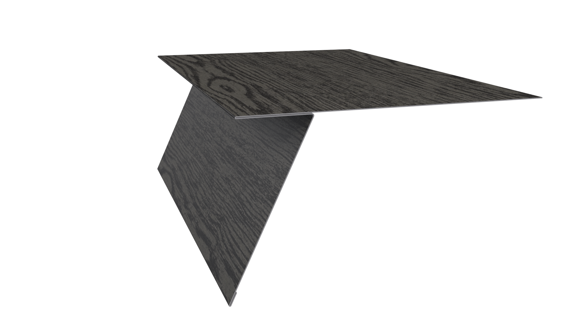 Планка карнизная фальц 130x80 мм, Дуб Винтаж 3D