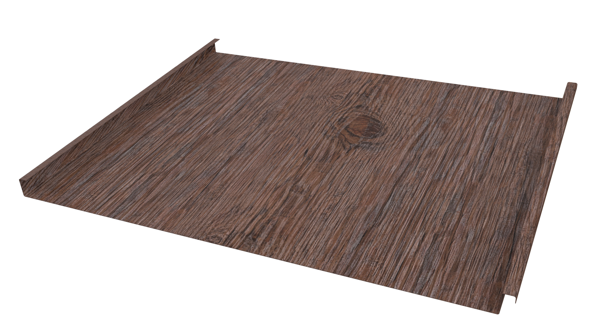 Фальцевая кровля 562/550x0,45 мм, Морёный дуб 3D