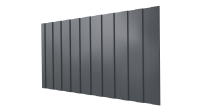 Профнастил С8 1200/1150x0,5 мм, 7011 железно-серый глянцевый