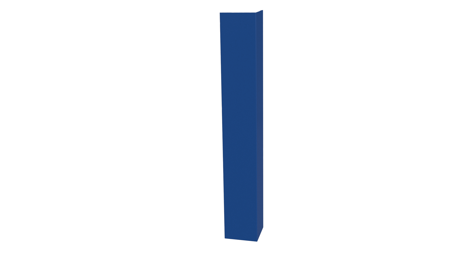 Планка угла наружного 30x30x2000 мм, 5005 сигнальный синий глянцевый