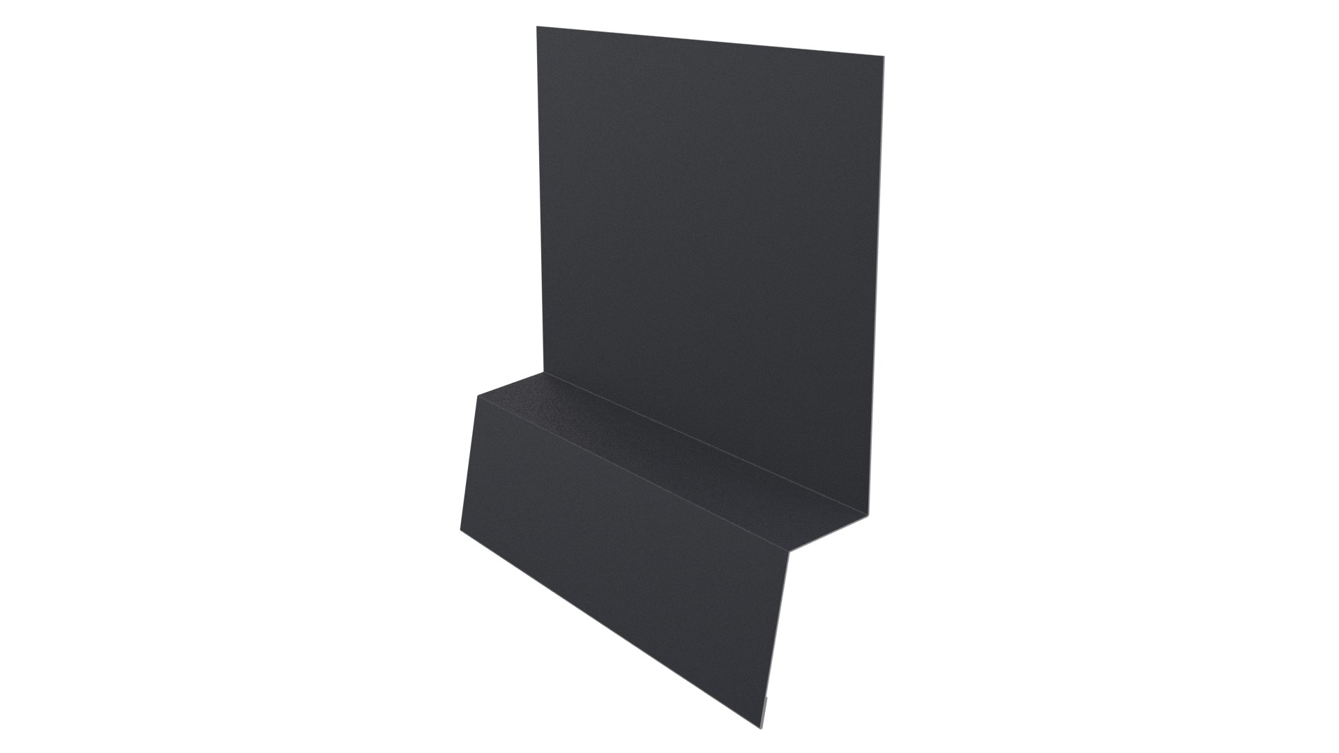 Планка стартовая фальц 135x30x55 мм, 7024 графитовый серый матовый