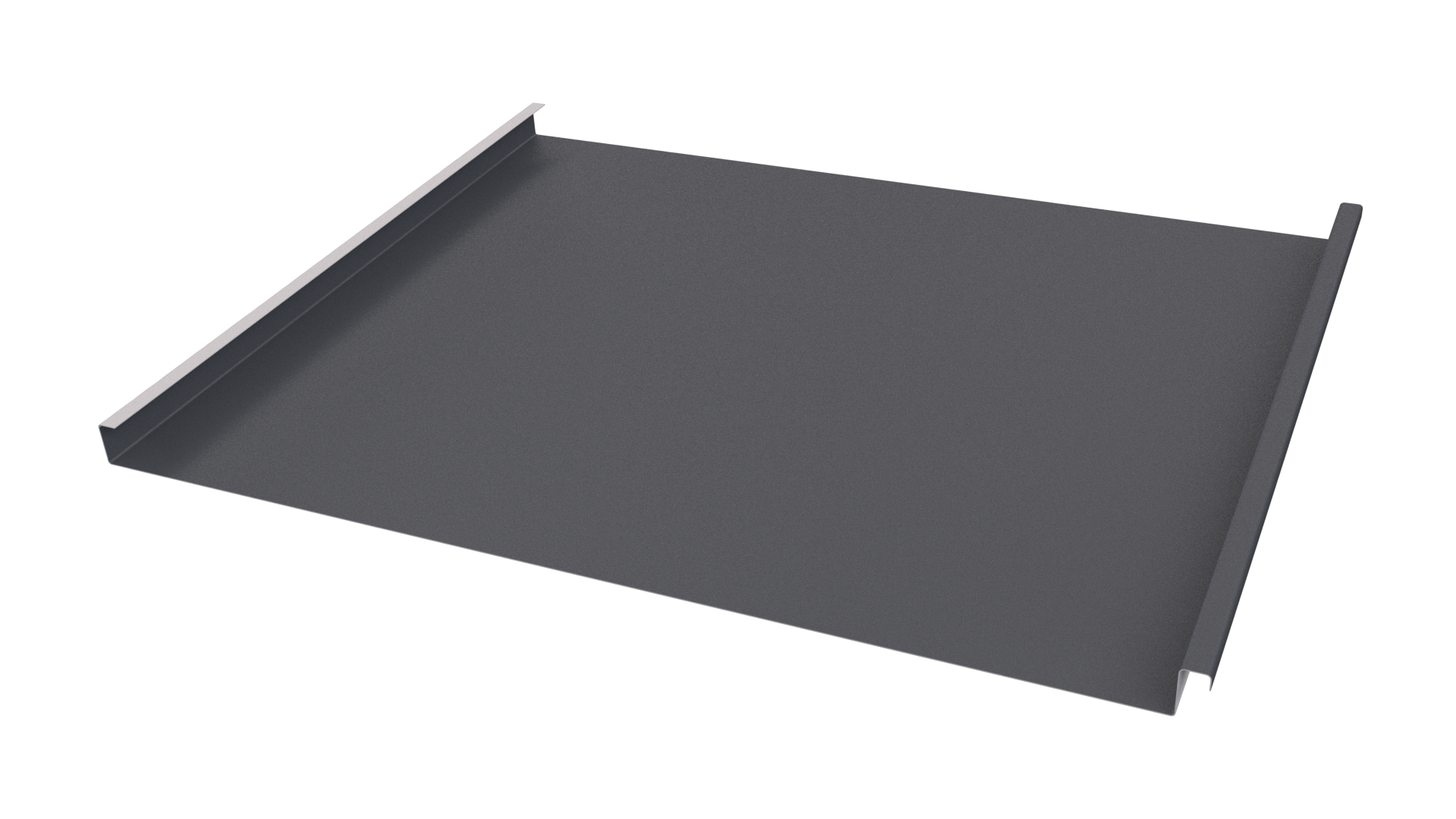 Фальцевая кровля 562/550x0,5 мм, 7024 графитовый серый матовый