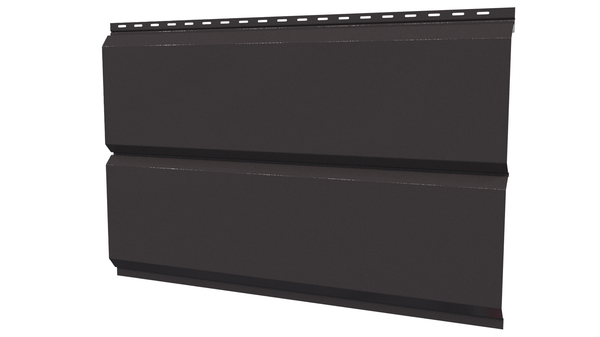 Л-брус 264/240x0,45 мм, 8019 серо-коричневый глянцевый