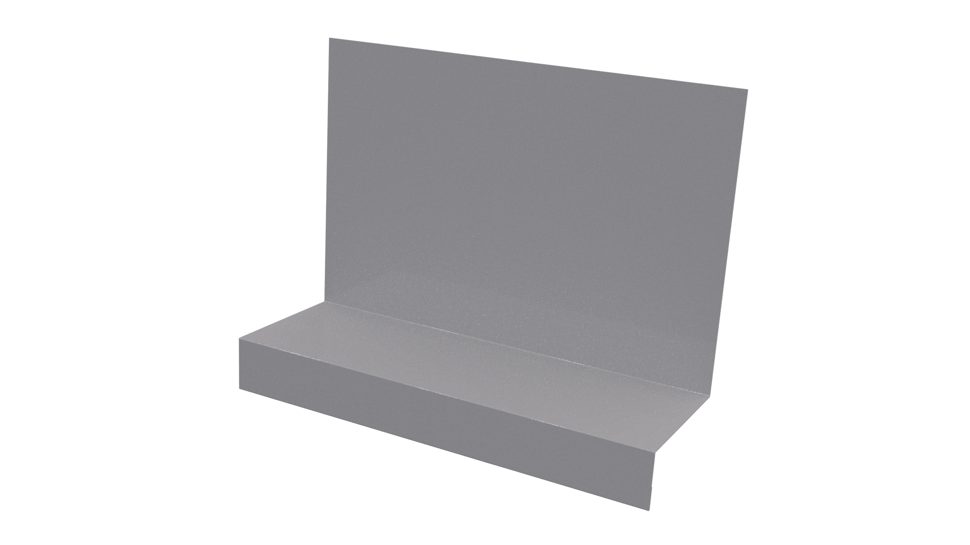Примыкание боковое фальц 25x65x130 мм, 7004 сигнальный серый глянцевый