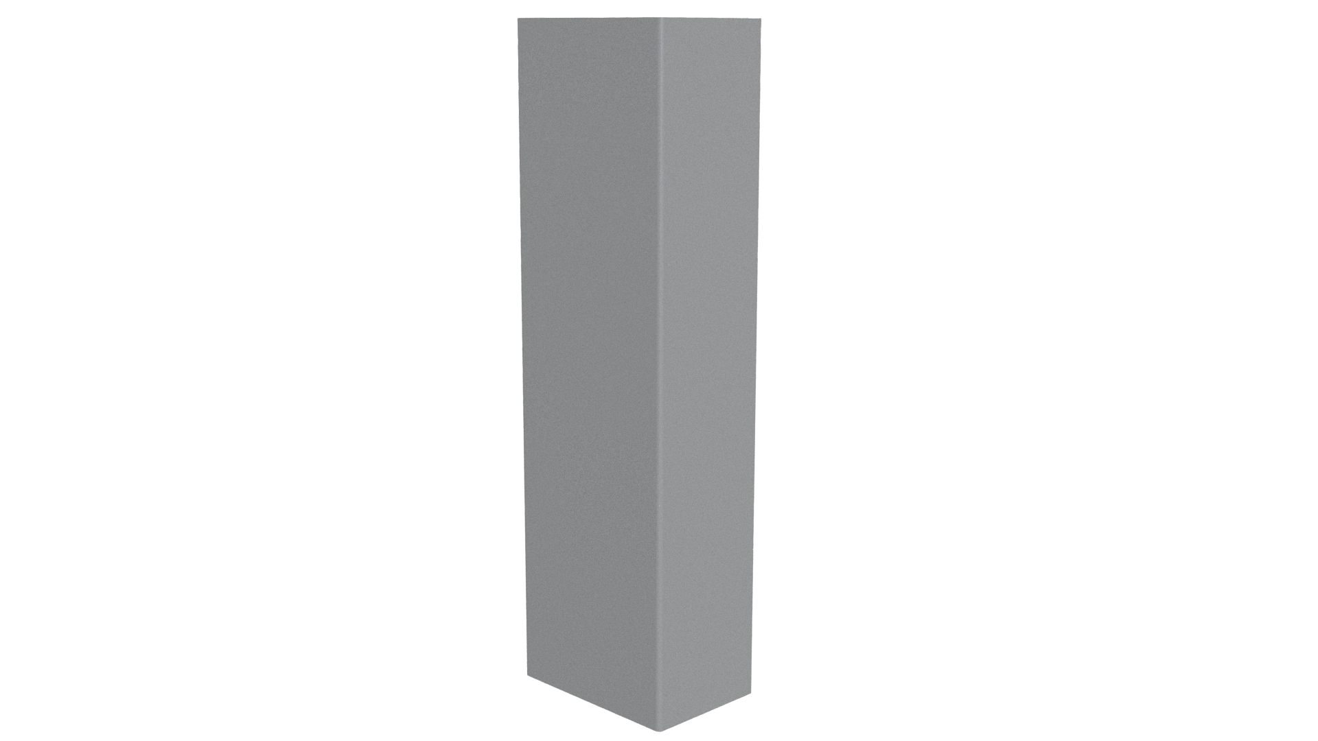 Стойка 40x60x40 мм, 7035 светло-серый глянцевый