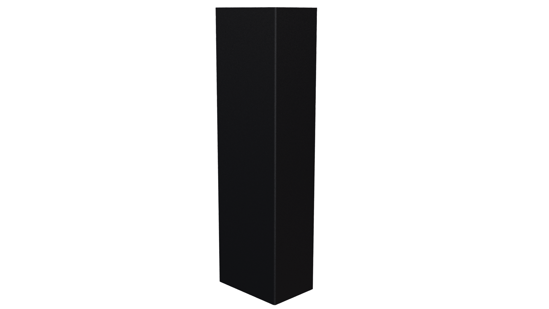 Стойка 40x60x40 мм, 9005 черный янтарь матовый