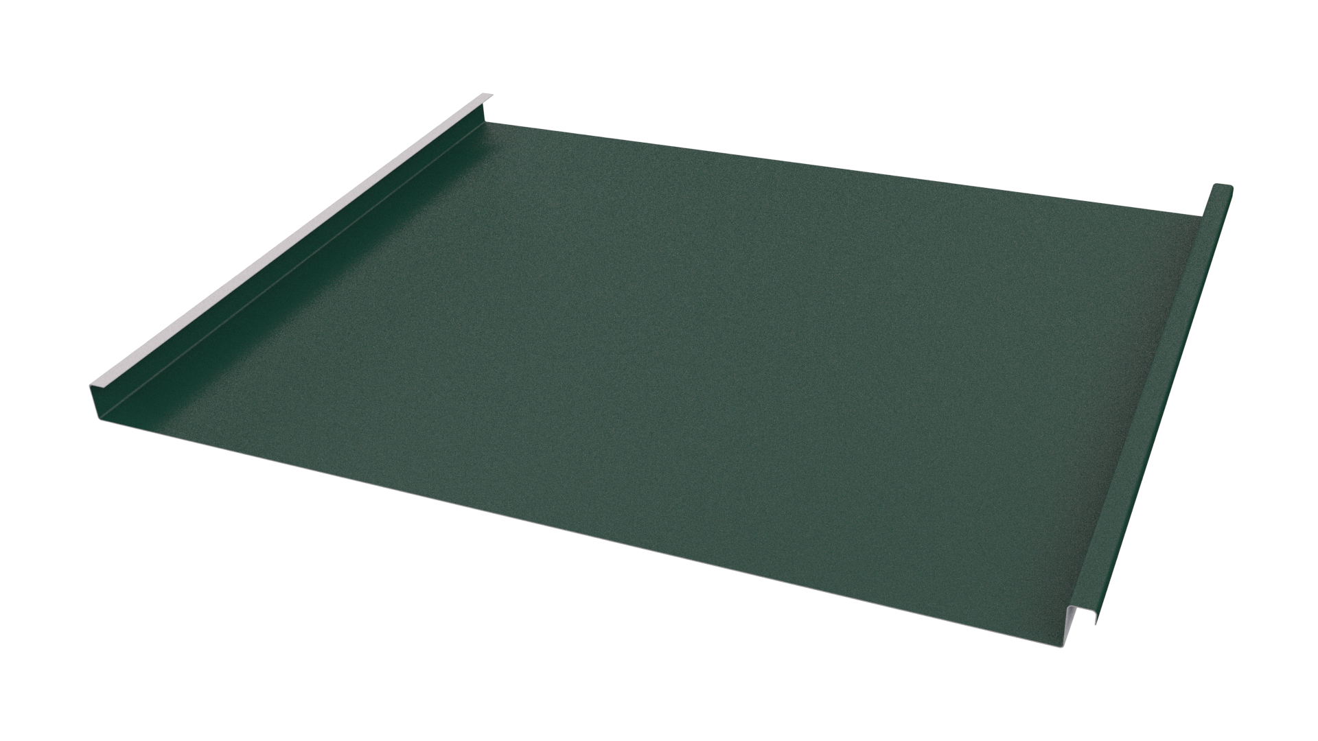 Фальцевая кровля 562/550x0,5 мм, 6005 зеленый мох матовый