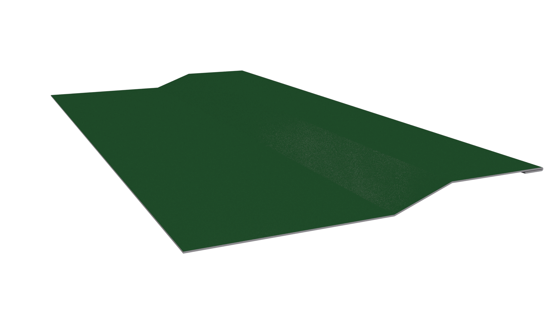 Планка крепёжная фальц 50x17x29 мм, 6002 лиственно-зеленый глянцевый