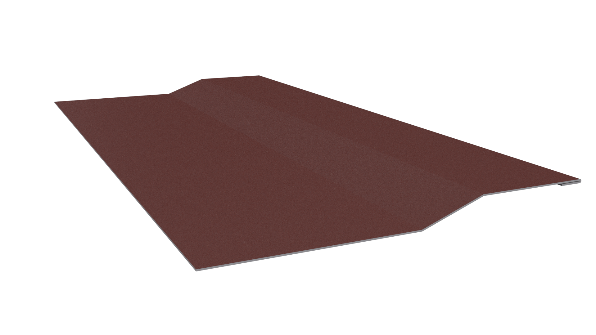 Планка крепёжная фальц 50x17x29 мм, 0,45 3009 оксид красный