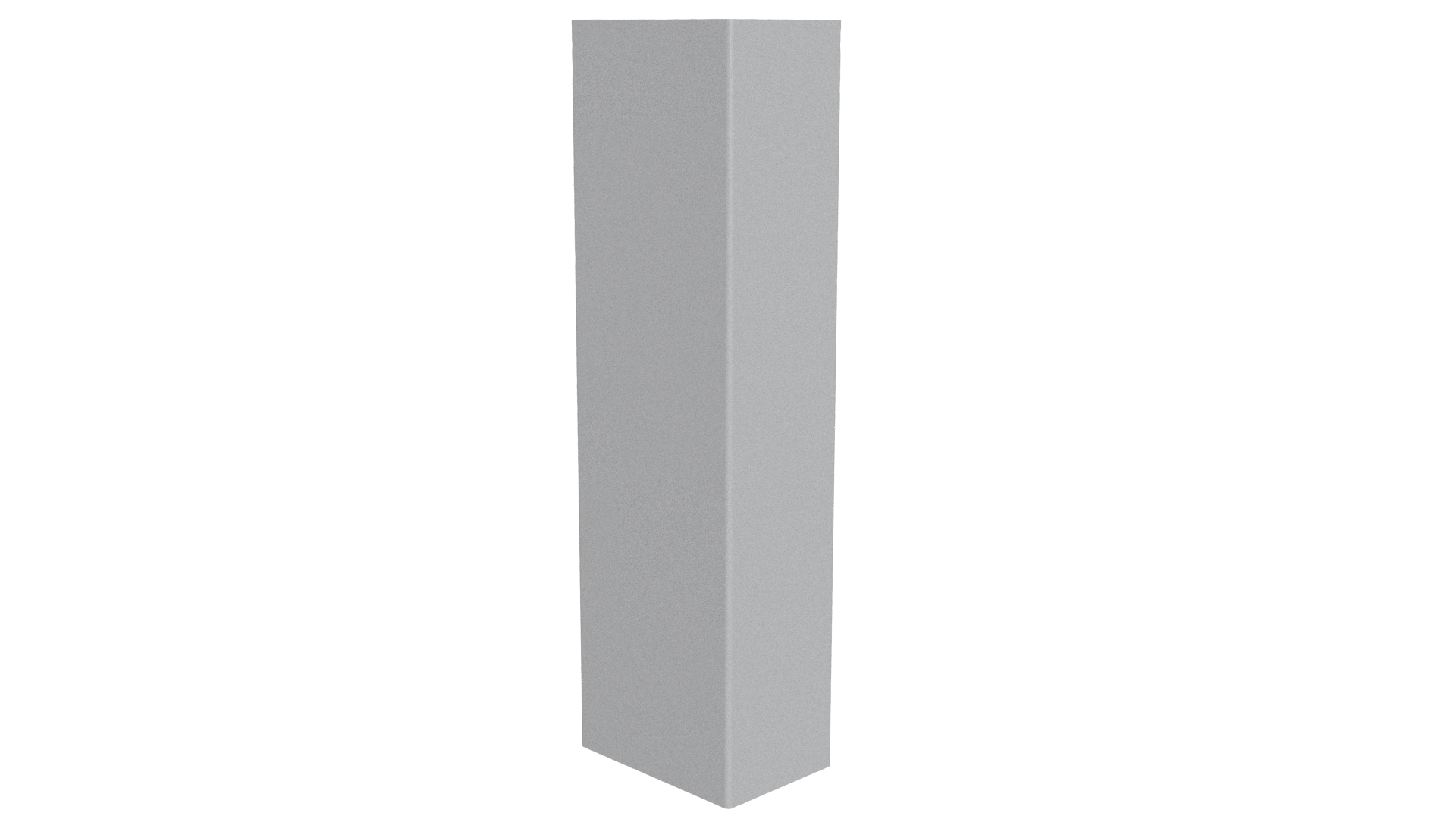 Стойка 40x60x40 мм, 9003 сигнальный белый глянцевый
