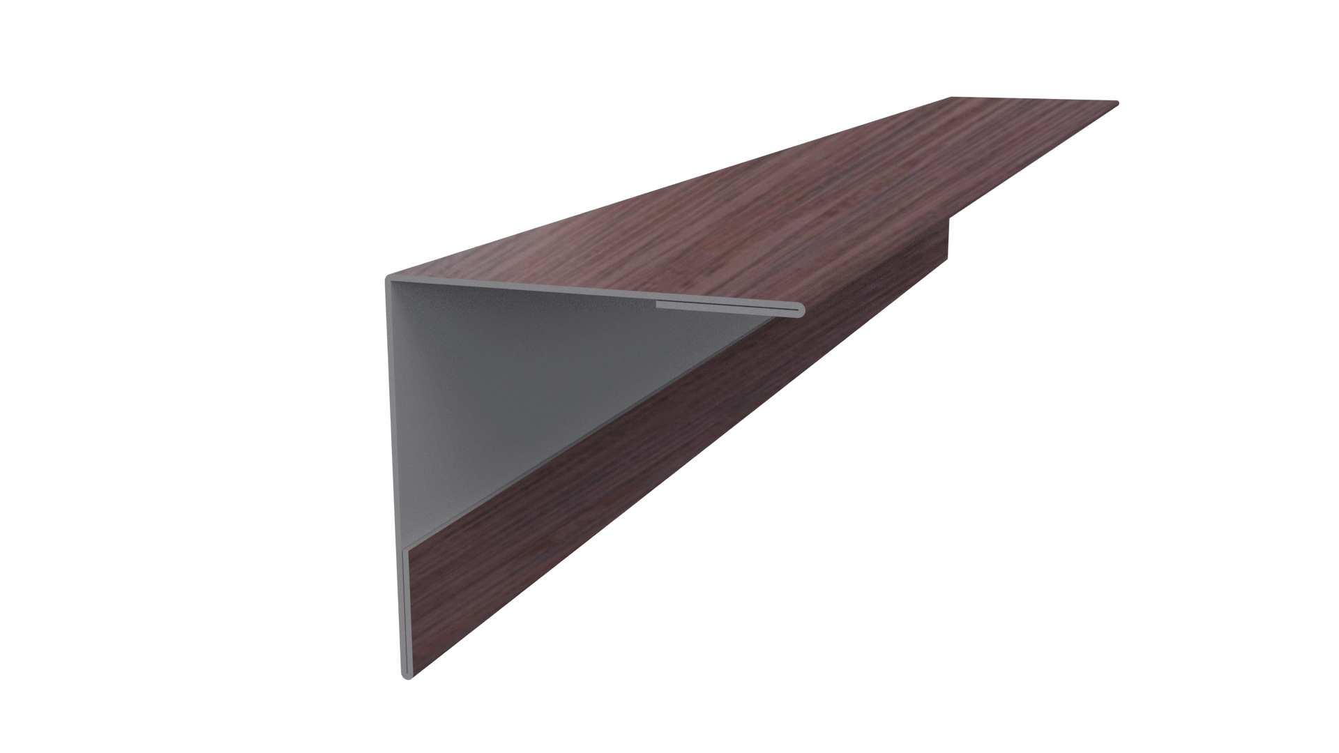 Планка угла наружного 50x50x2000 мм, Античный дуб 3D