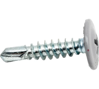 Саморез с прессшайбой с полимерным покрытием, 4,2x19 мм
