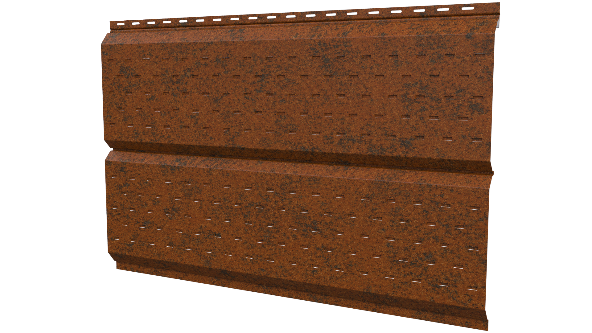 Софит Л-брус перфорированный 264/241x0,45 мм, Картэн