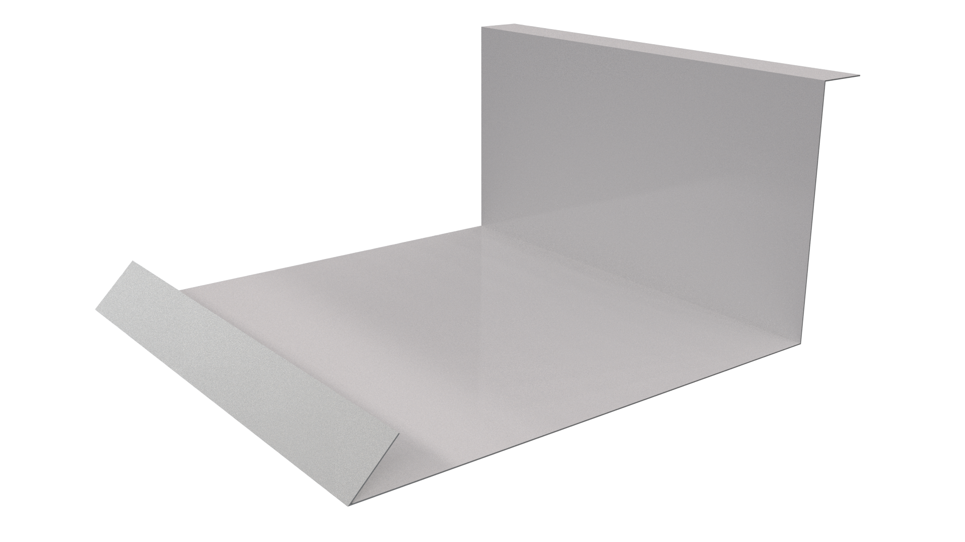 Планка примыкания нижняя 100x200x2000 мм, 7047 телегрей 4 глянцевый