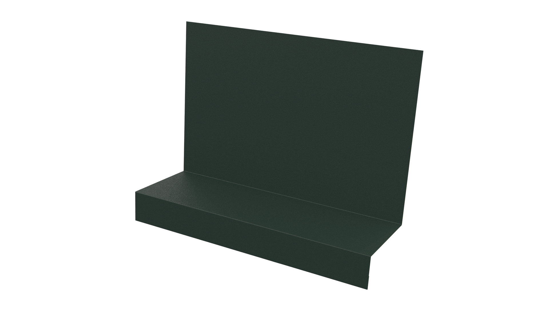 Примыкание боковое фальц 25x65x130 мм, 6009 пихтовый зеленый матовый