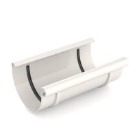 Муфта желоба 125 мм, RAL 9003