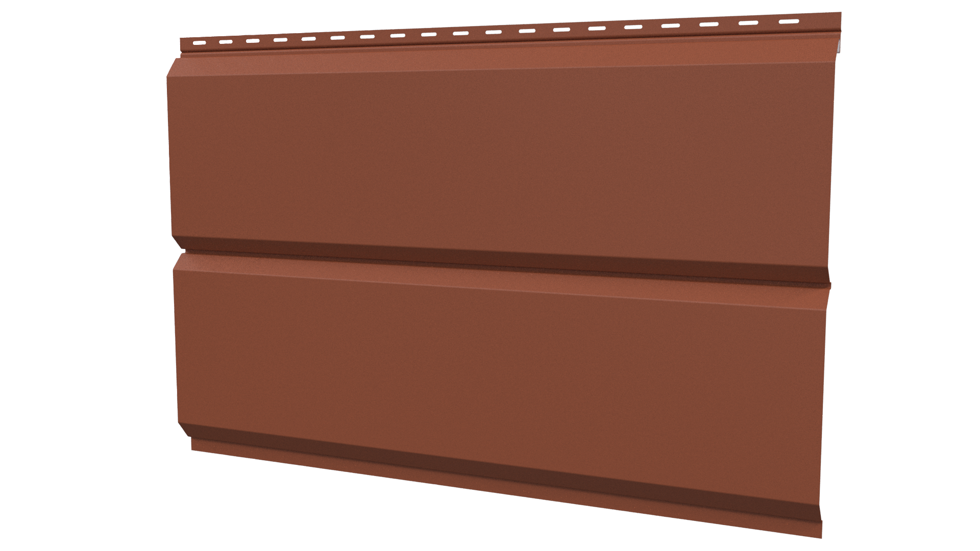 Л-брус 264/240x0,45 мм, 8004 медно-коричневый матовый